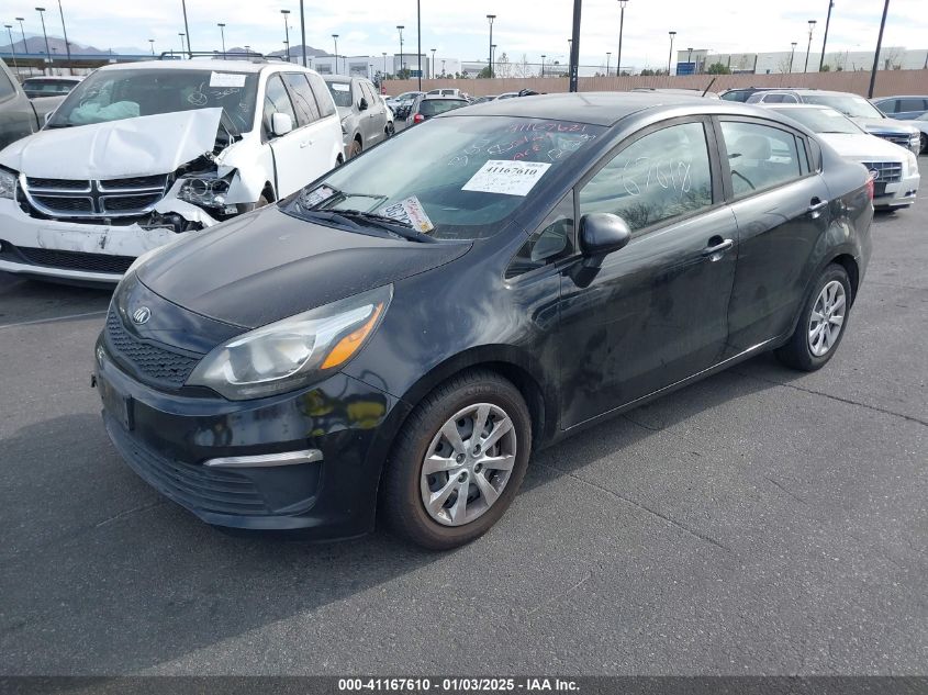 VIN KNADM4A31H6029101 2017 KIA Rio, LX no.2