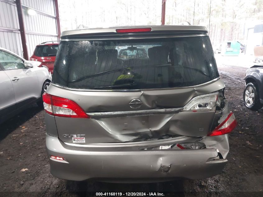 2012 Nissan Quest S VIN: JN8AE2KP6C9031608 Lot: 41168119