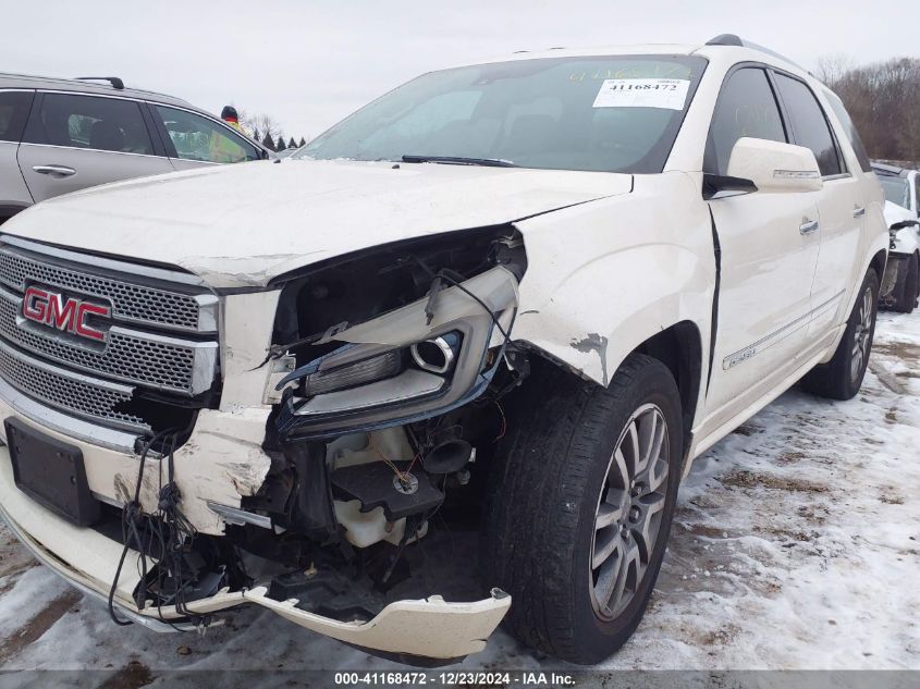 2014 GMC Acadia Denali VIN: 1GKKRTKD5EJ130619 Lot: 41168472