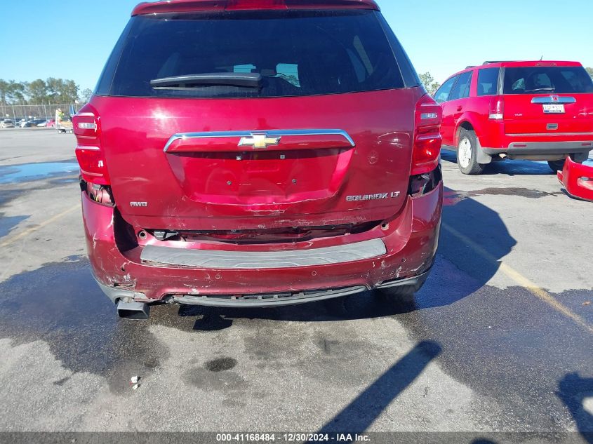 VIN 2GNFLFE38G6349553 2016 Chevrolet Equinox, LT no.6