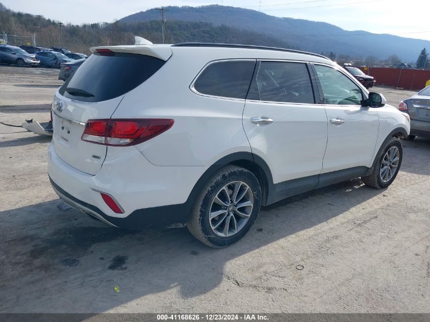 VIN KM8SMDHF7HU209961 2017 Hyundai Santa Fe, SE no.4