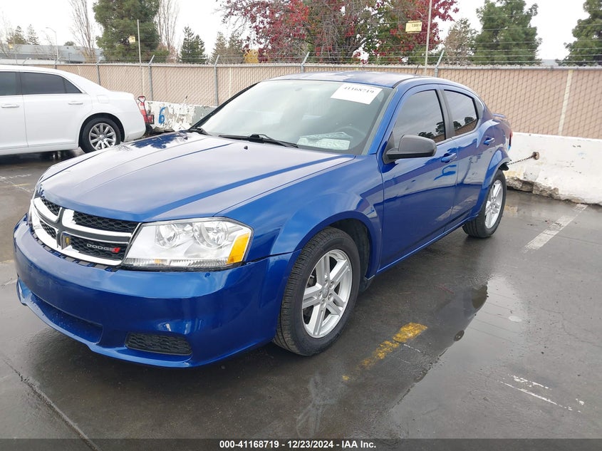 2014 DODGE AVENGER VIN: 1C3CDZAGXEN234954