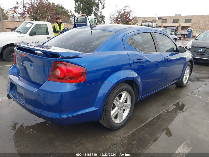 2014 DODGE AVENGER VIN: 1C3CDZAGXEN234954