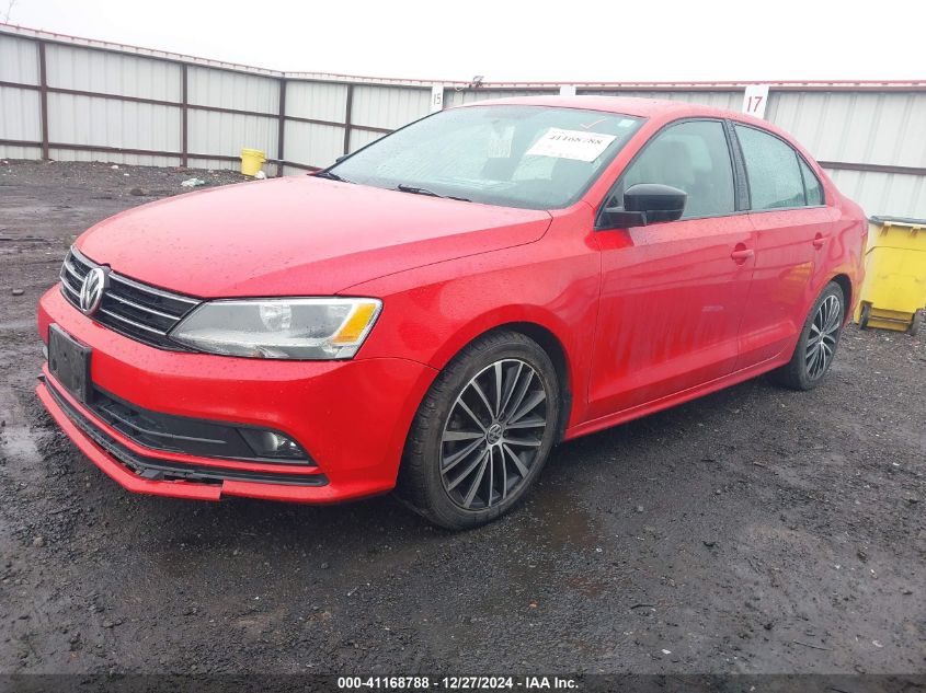 VIN 3VWD17AJ5GM256699 2016 Volkswagen Jetta, 1.8T S... no.2