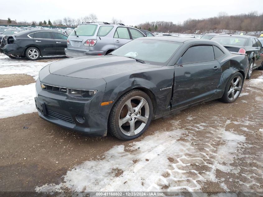 VIN 2G1FC1E39E9189151 2014 Chevrolet Camaro, 2LT no.2