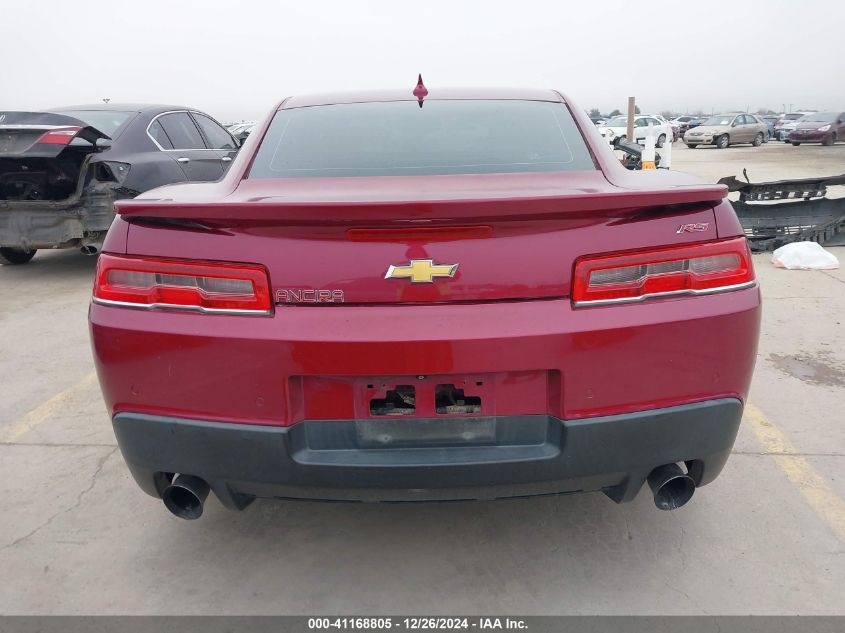 2014 Chevrolet Camaro 2Lt VIN: 2G1FC1E3XE9317459 Lot: 41168805