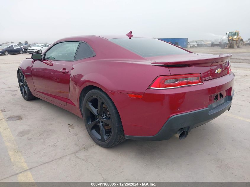 2014 Chevrolet Camaro 2Lt VIN: 2G1FC1E3XE9317459 Lot: 41168805