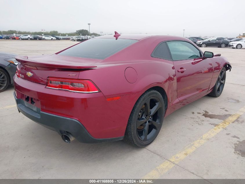 2014 Chevrolet Camaro 2Lt VIN: 2G1FC1E3XE9317459 Lot: 41168805