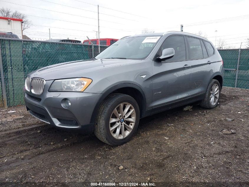 VIN 5UXWX9C51E0D19532 2014 BMW X3, Xdrive28I no.2