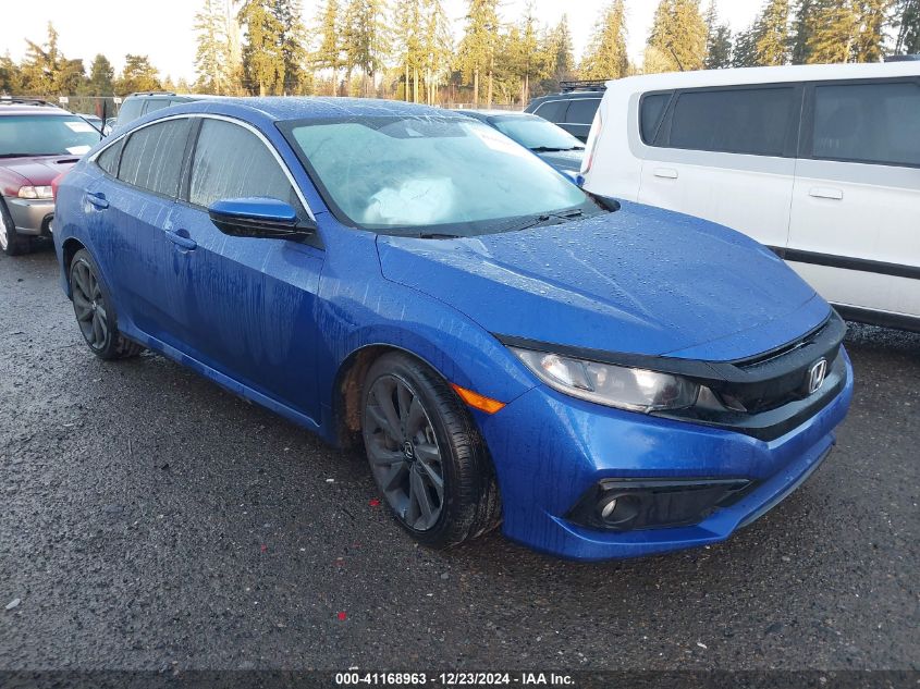 VIN 19XFC2F85ME200721 2021 HONDA CIVIC no.1