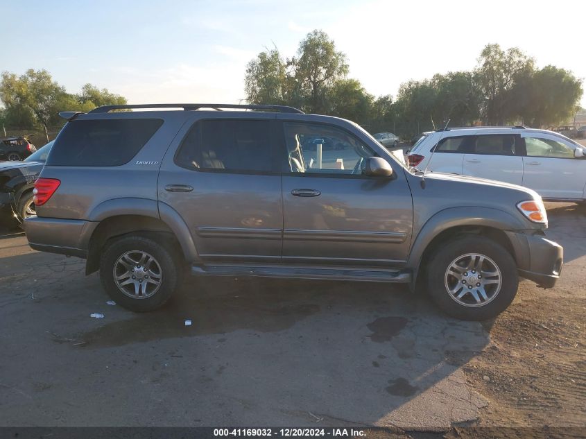 2004 Toyota Sequoia Limited V8 VIN: 5TDZT38A54S209217 Lot: 41169032