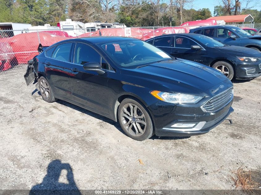 VIN 3FA6P0G76HR189067 2017 FORD FUSION no.1