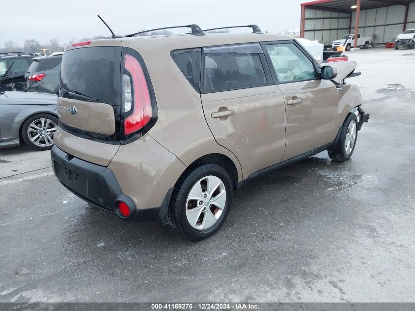 VIN KNDJN2A23F7226969 2015 KIA SOUL no.4