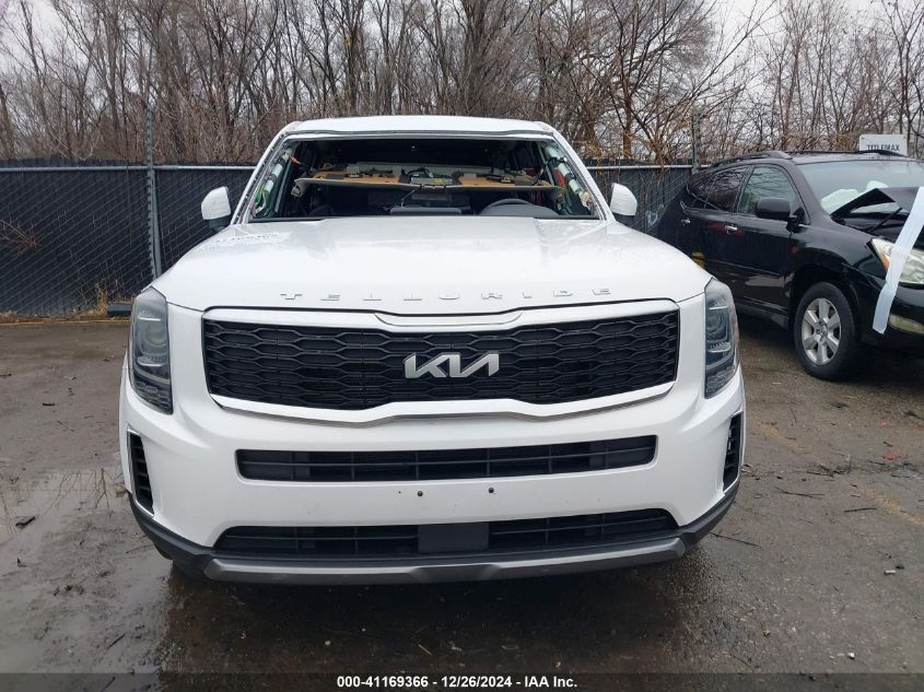 2022 Kia Telluride S VIN: 5XYP6DHCXNG224509 Lot: 41169366