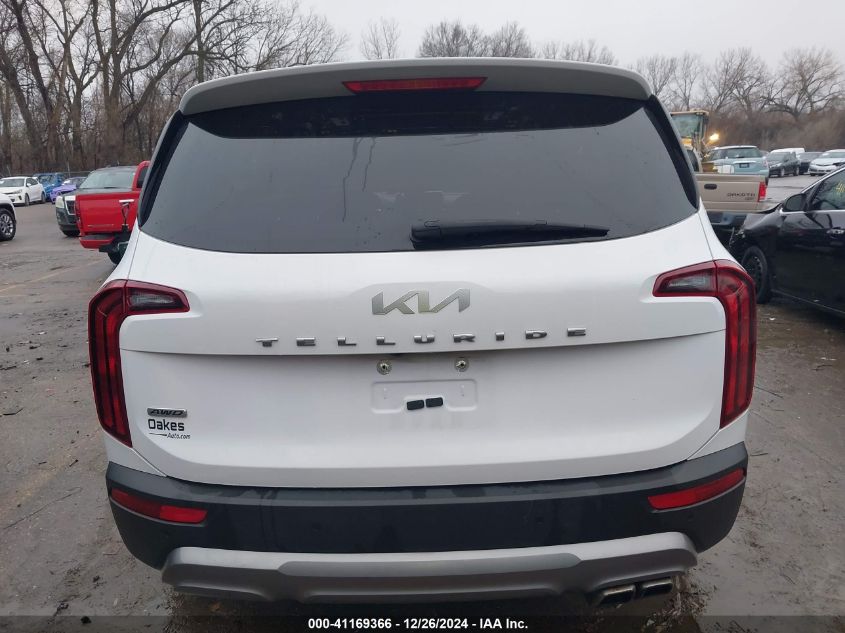 2022 Kia Telluride S VIN: 5XYP6DHCXNG224509 Lot: 41169366