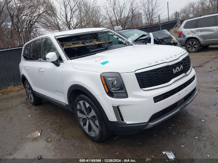 VIN 5XYP6DHCXNG224509 2022 KIA Telluride, S no.1