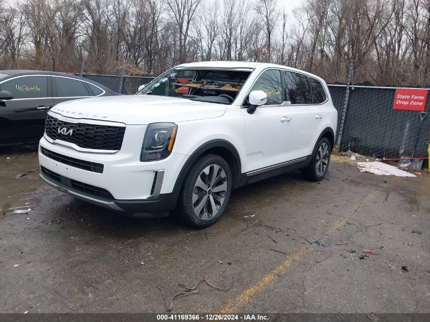 VIN 5XYP6DHCXNG224509 2022 KIA Telluride, S no.2