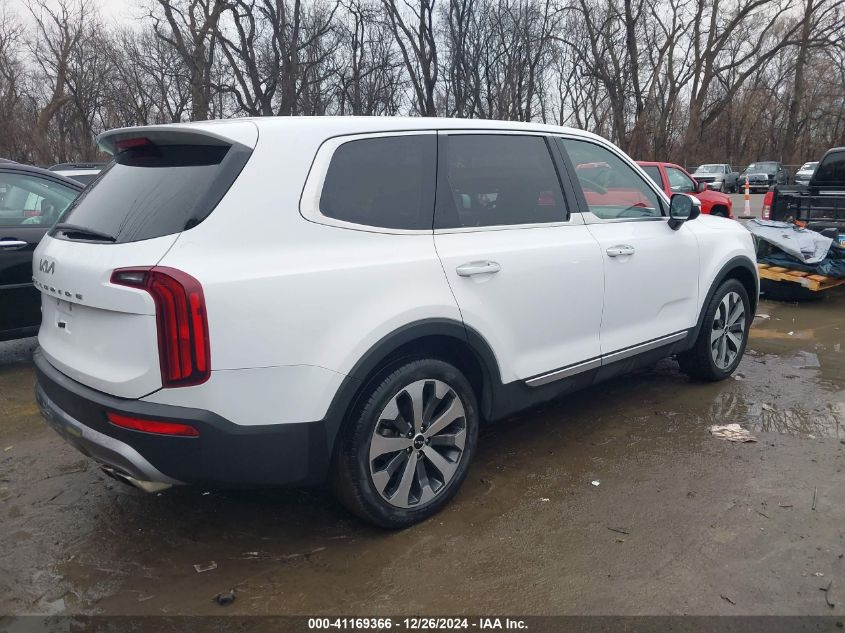 VIN 5XYP6DHCXNG224509 2022 KIA Telluride, S no.4