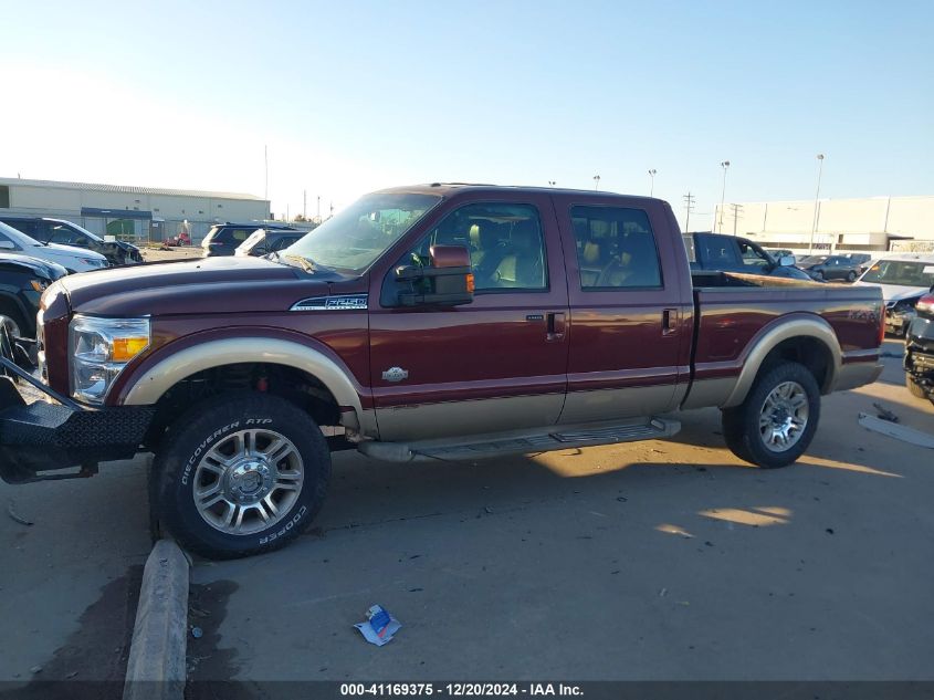 2012 Ford F-250 Lariat VIN: 1FT7W2BT2CEB29901 Lot: 41169375