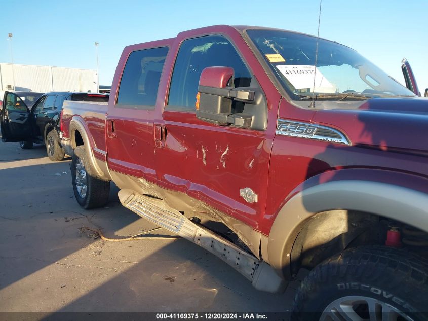 2012 Ford F-250 Lariat VIN: 1FT7W2BT2CEB29901 Lot: 41169375