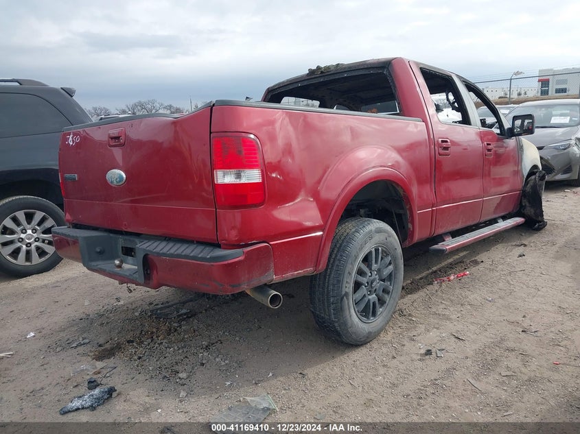 2008 FORD F-150 VIN: 1FTRW12W68KD03569
