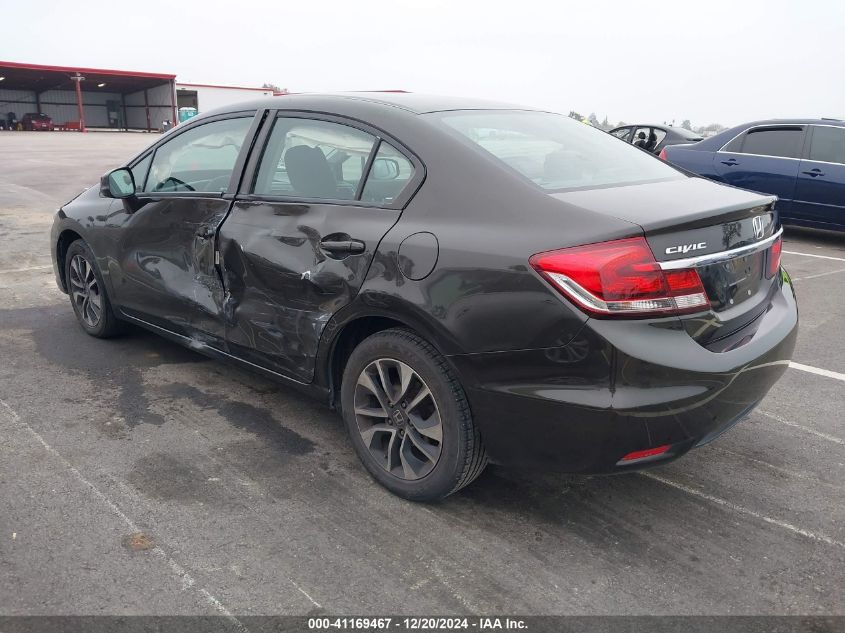 VIN 19XFB2F81DE251538 2013 Honda Civic, EX no.3