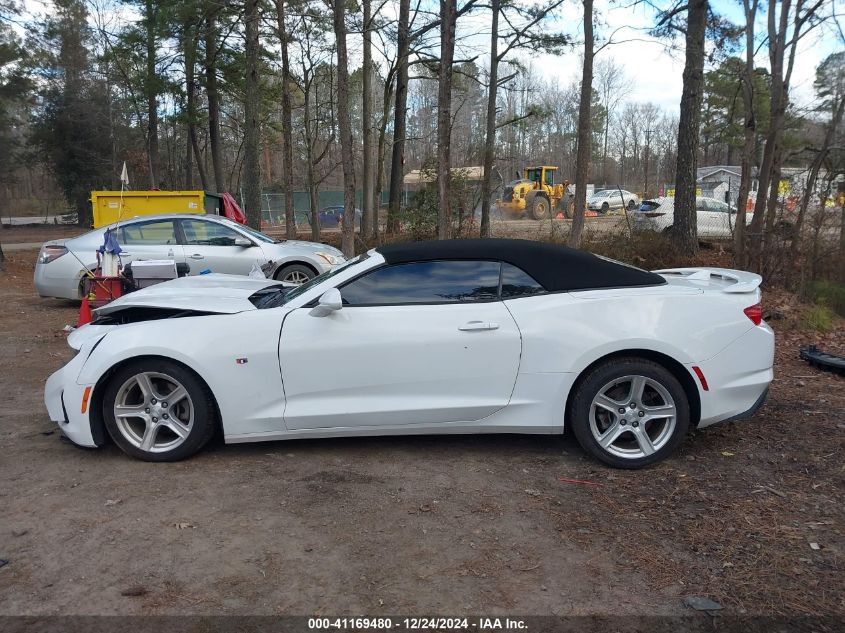 2019 Chevrolet Camaro 1Lt VIN: 1G1FB3DXXK0124754 Lot: 41169480