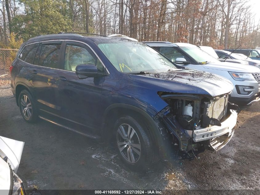 VIN 5FNYF6H79GB096826 2016 Honda Pilot, Ex-L no.1