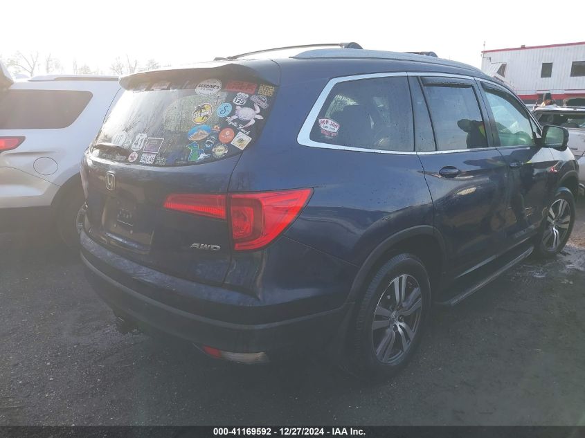 VIN 5FNYF6H79GB096826 2016 Honda Pilot, Ex-L no.4