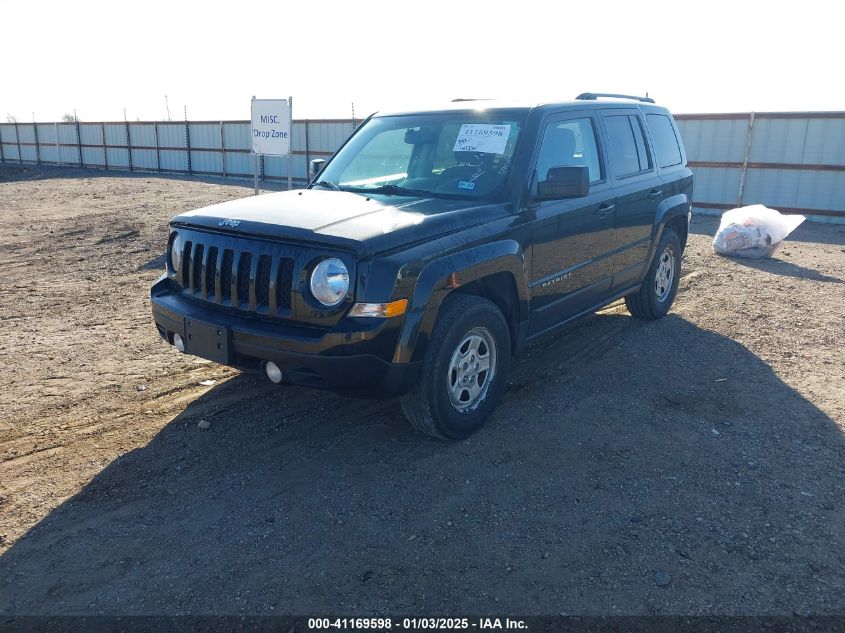 VIN 1C4NJRBB3HD197000 2017 Jeep Patriot, Sport 4X4 no.2