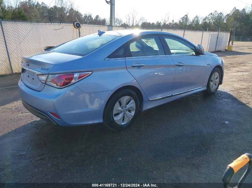 VIN KMHEC4A46DA087078 2013 Hyundai Sonata, Hybrid no.4