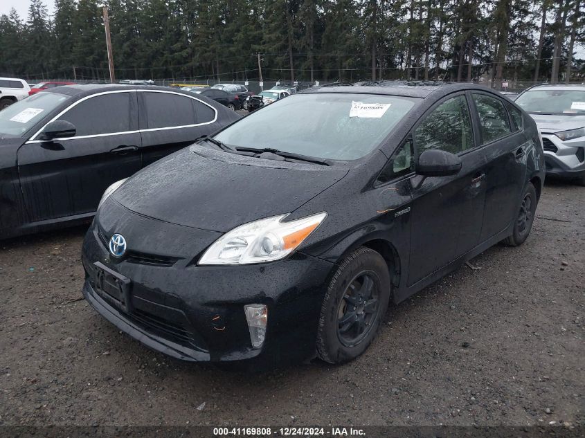 VIN JTDKN3DU2E1812023 2014 Toyota Prius no.2