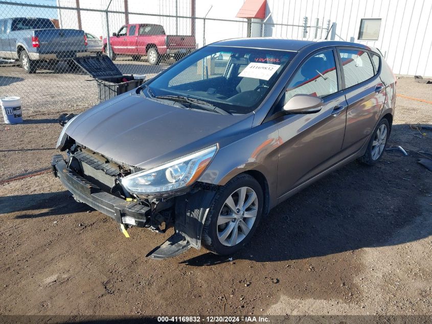 VIN KMHCU5AE3EU189425 2014 Hyundai Accent, SE no.2