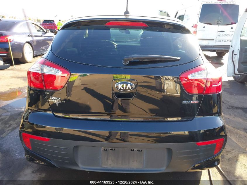 2016 Kia Rio Ex VIN: KNADN5A30G6625639 Lot: 41169923