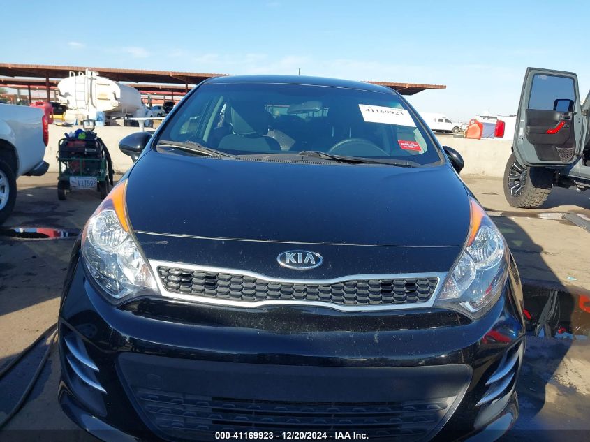 2016 Kia Rio Ex VIN: KNADN5A30G6625639 Lot: 41169923