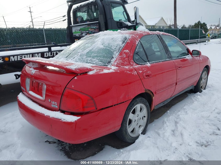 2006 NISSAN SENTRA VIN: 3N1CB51D26L641526