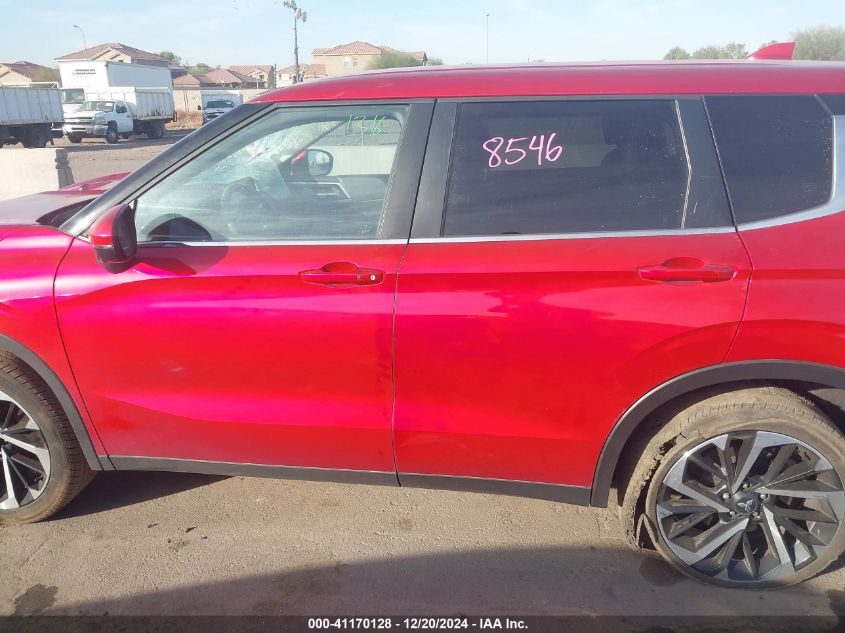 2024 Mitsubishi Outlander Se 2.5 2Wd/Se Black Edition S-Awc/Se Black Edition W/Pano Roof VIN: JA4J3VA86RZ051986 Lot: 41170128