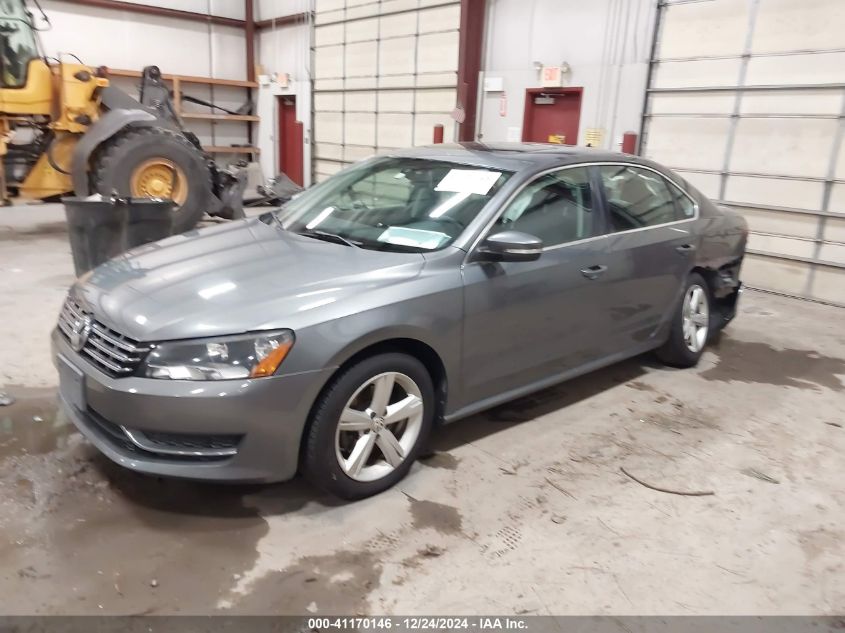 VIN 1VWBN7A38DC081083 2013 VOLKSWAGEN PASSAT no.2