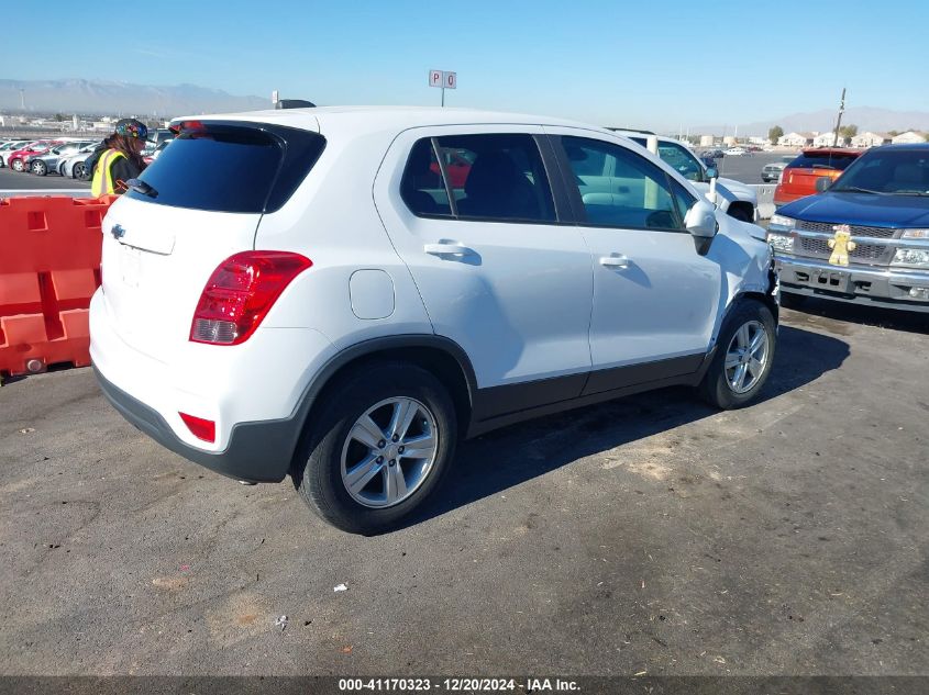 VIN 3GNCJKSB2LL163851 2020 Chevrolet Trax, Fwd Ls no.4