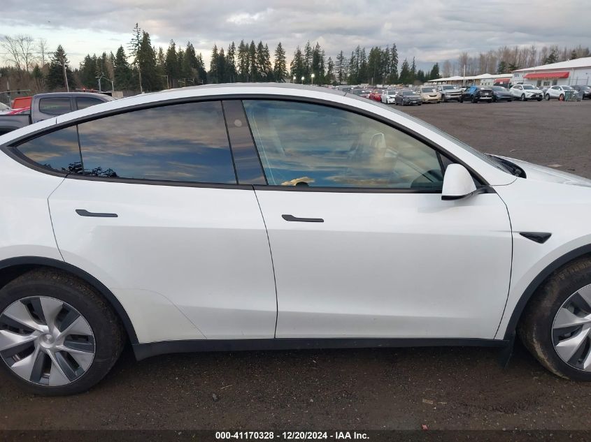 2023 Tesla Model Y Awd/Long Range Dual Motor All-Wheel Drive VIN: 7SAYGDEE1PF910832 Lot: 41170328