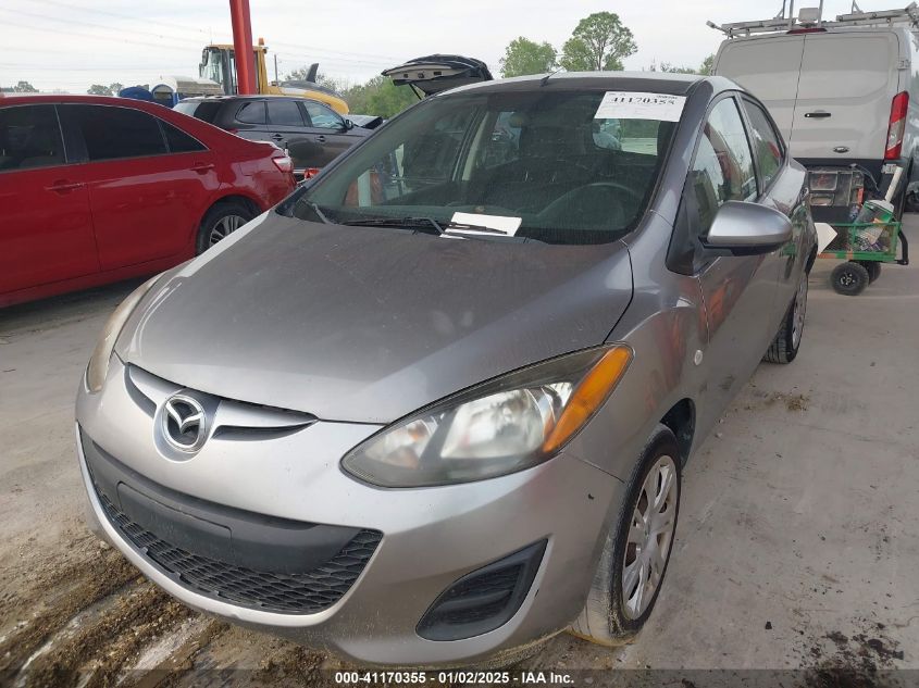 VIN JM1DE1KY3E0171151 2014 MAZDA MAZDA2 no.2