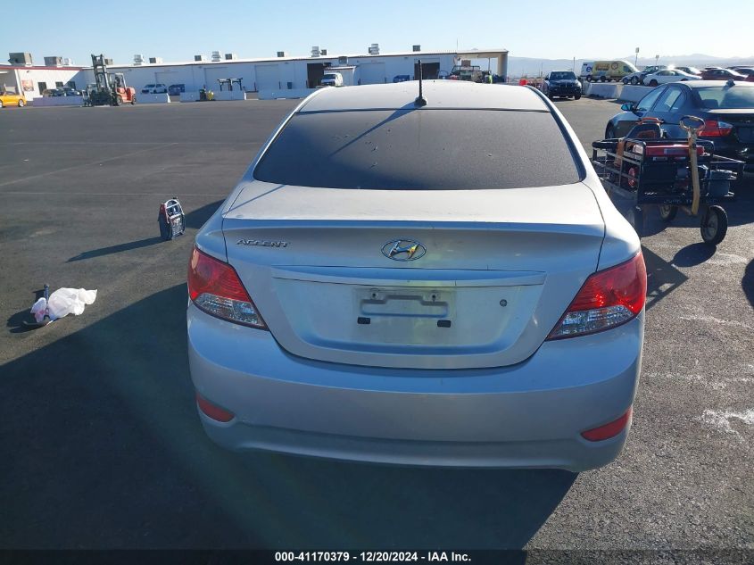 2013 Hyundai Accent Gls VIN: KMHCT4AEXDU448522 Lot: 41170379