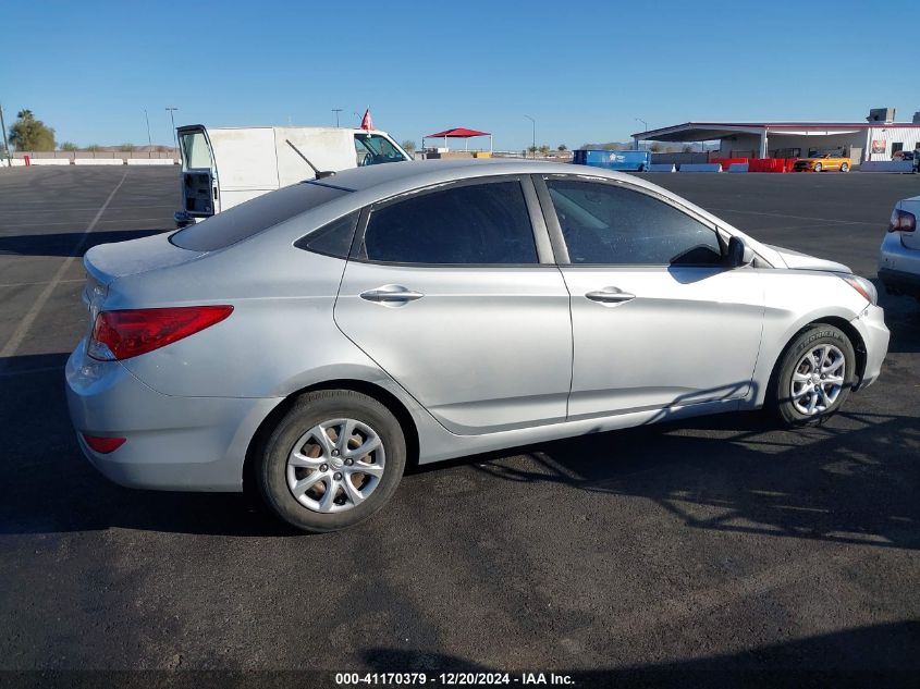 2013 Hyundai Accent Gls VIN: KMHCT4AEXDU448522 Lot: 41170379