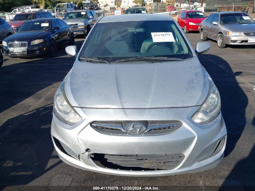 2013 Hyundai Accent Gls VIN: KMHCT4AEXDU448522 Lot: 41170379