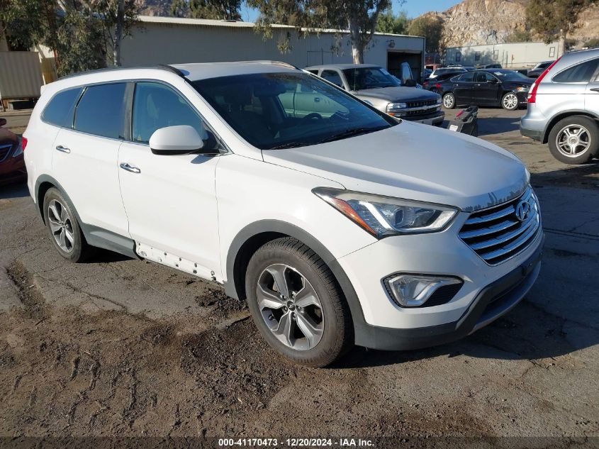 VIN KM8SMDHF7GU161778 2016 Hyundai Santa Fe, SE no.1