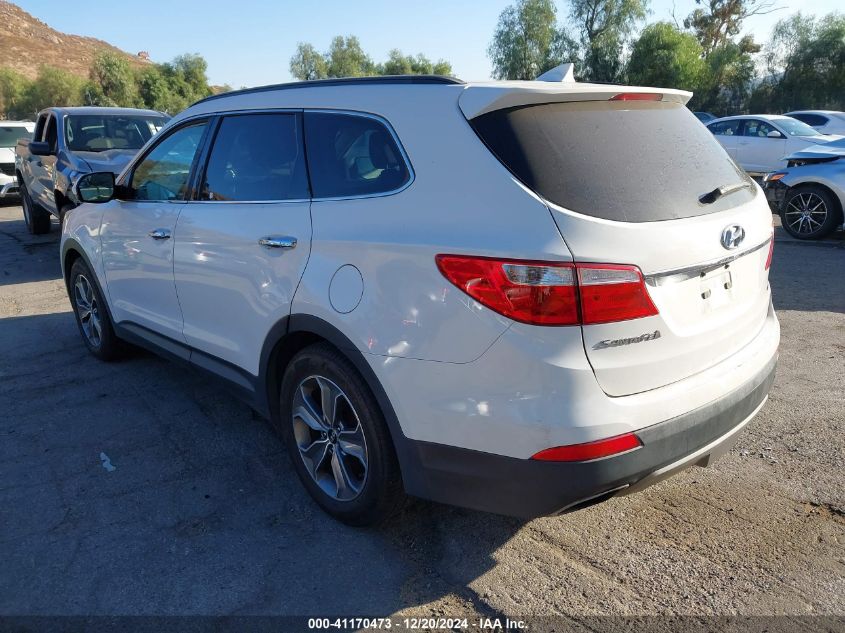 VIN KM8SMDHF7GU161778 2016 Hyundai Santa Fe, SE no.3