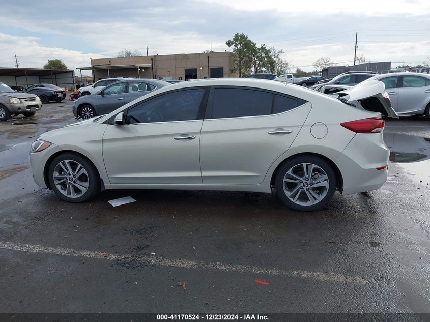 2017 HYUNDAI ELANTRA VIN: KMHD84LF7HU164735