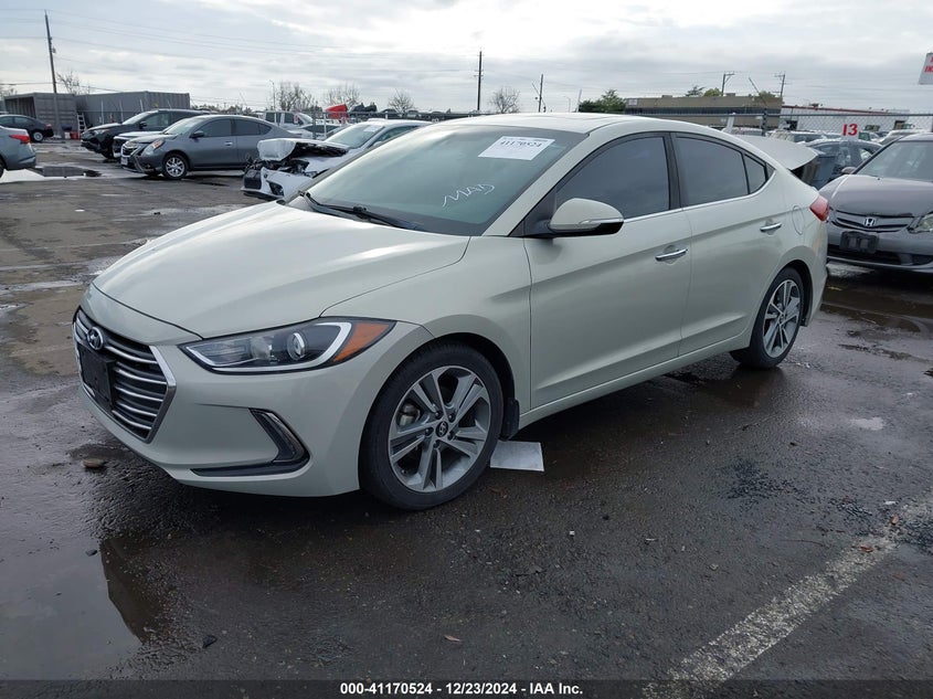 2017 HYUNDAI ELANTRA VIN: KMHD84LF7HU164735