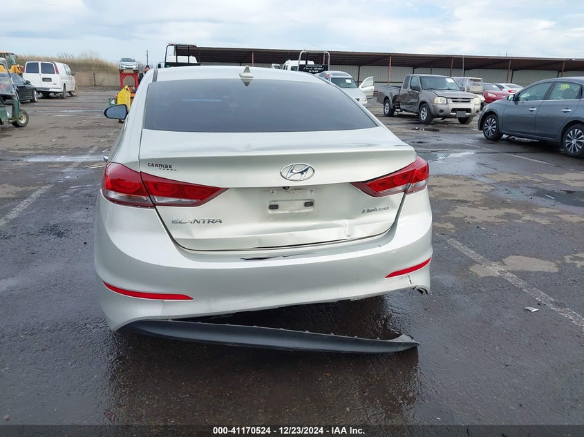 2017 HYUNDAI ELANTRA VIN: KMHD84LF7HU164735