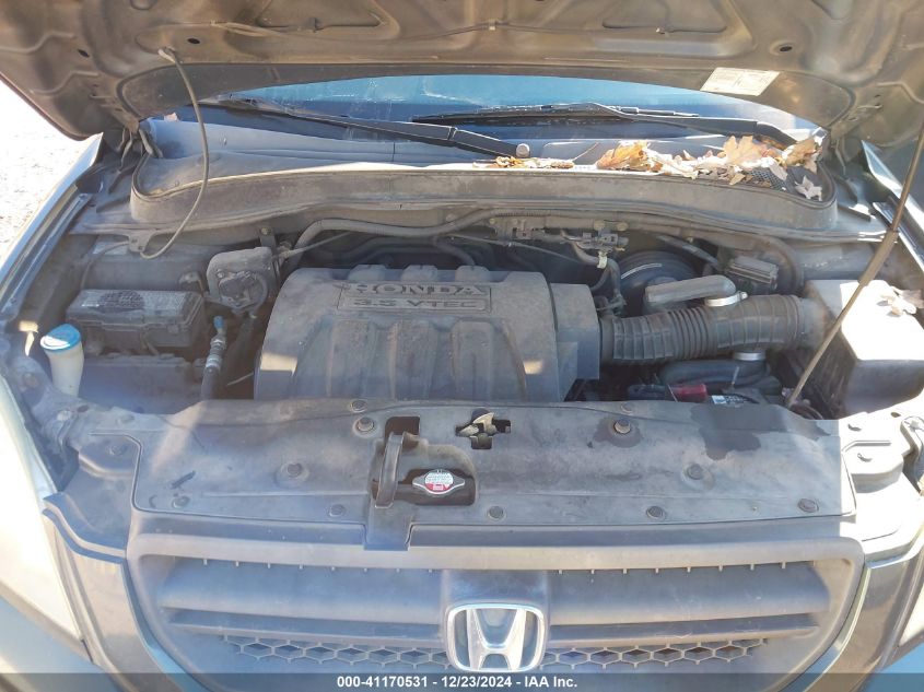 2005 Honda Pilot Ex-L VIN: 5FNYF18665B063421 Lot: 41170531